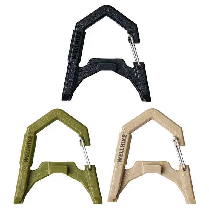 GZ-Mousqueton ABS pour lampe de camping, lanterne à ressort, accessoires d'éclairage