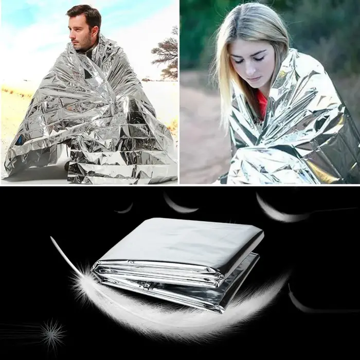 Couverture d'isolation d'urgence pour la survie