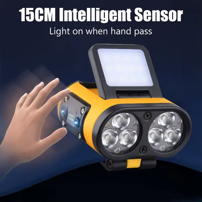 Lampe frontale LED avec capteur intelligent