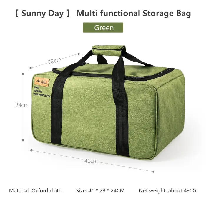 BISINNA sac de Camping en plein air 26L sac de rangement de réservoir de gaz pliant pique-nique Cookwre conteneur fournitures de Camp cloison réglable