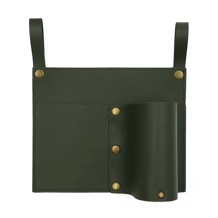 Poche pour chaise de camping, pochette pour chaise de plage avec 2 poches en cuir, sac latéral pour