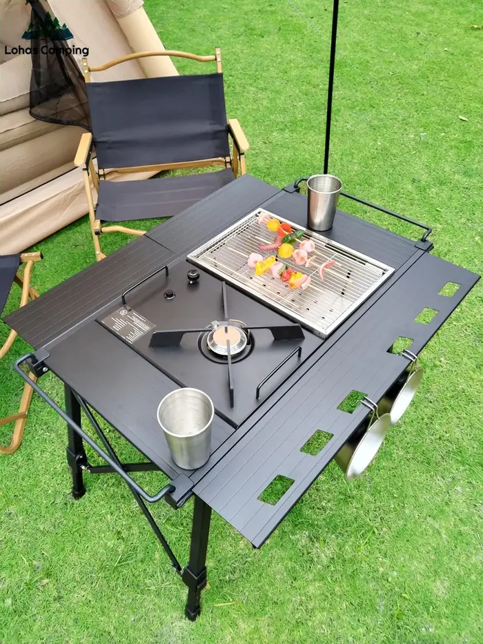 Lohascamping Table pliante Camping IGT sac à dos léger