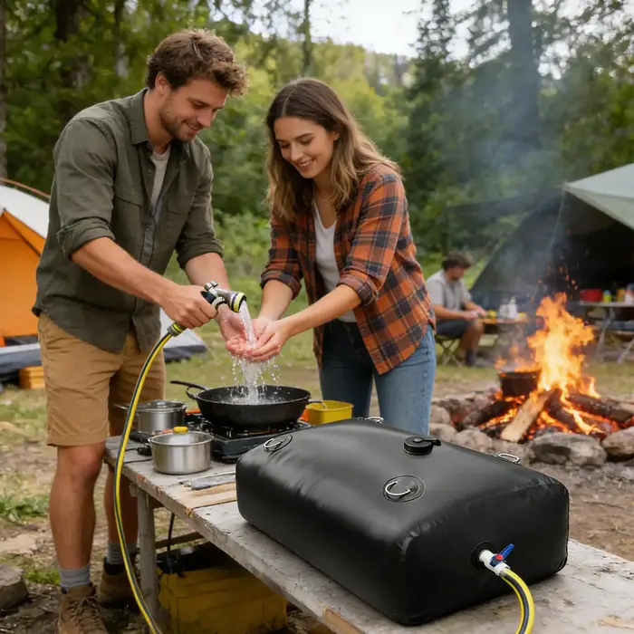 Réservoir d'eau extérieur grande capacité 110L