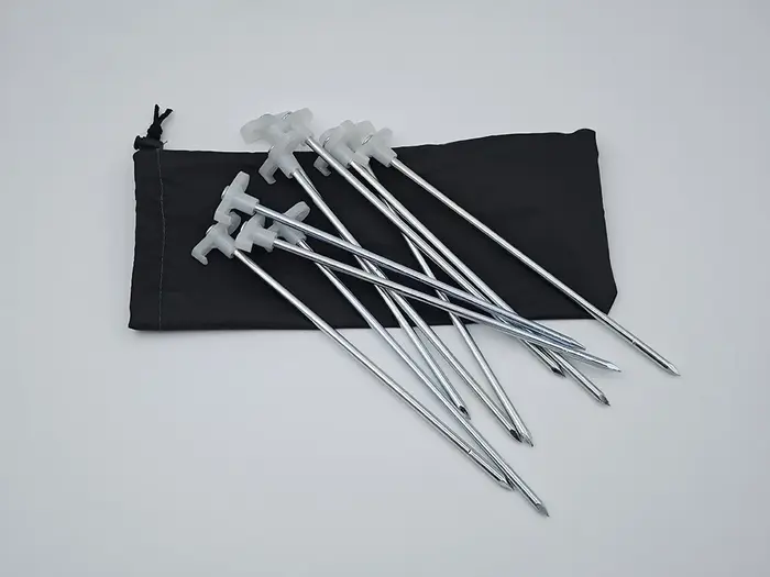 Piquets de tente fluorescents de 25cm