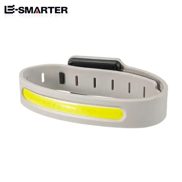 Mini lampe de poignet COB portable à LED, lanterne aste en iode, lampe de sécurité, course de nuit, 