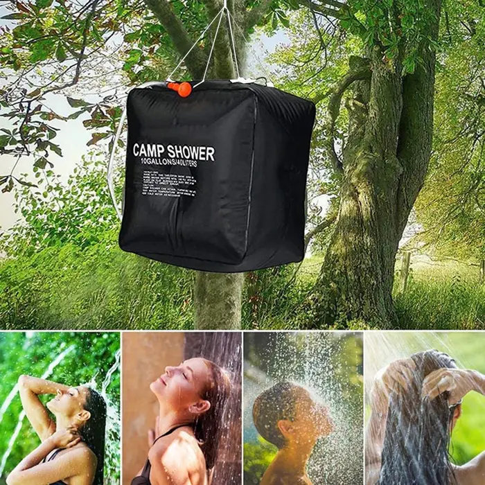 Sac de douche de camping 40L