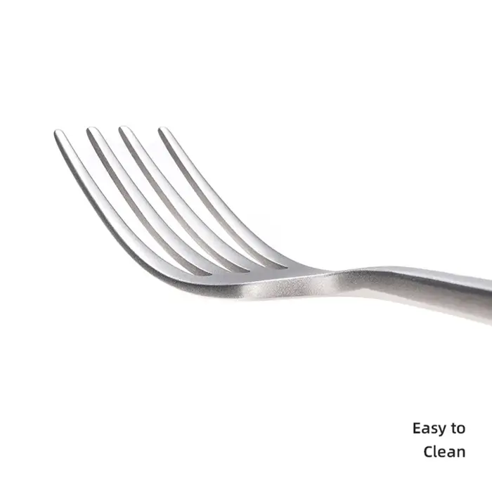 Ensemble de Couverts de Voyage en Titane, Portable, Cuillère, Fourchette, Couteau, Steak, Couverts O