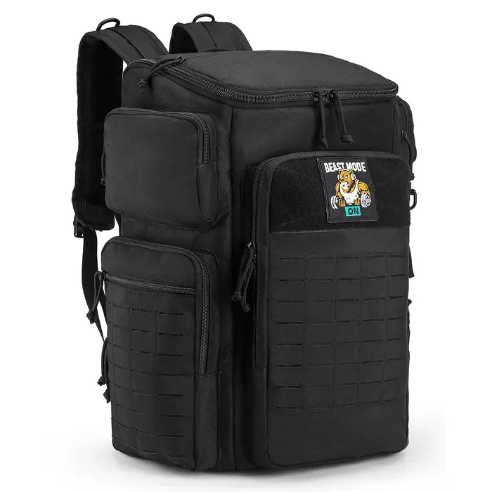 Sac à dos tactique militaire 50L pour hommes, grand sac de voyage robuste, sac d'assaut militaire po