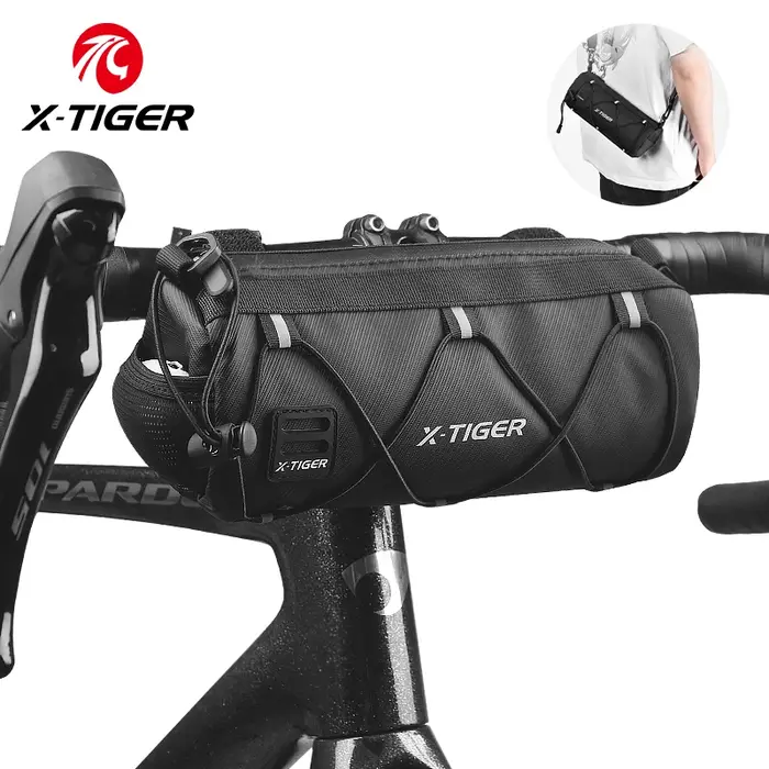 X-TIGER sac de vélo Portable guidon multi-usages grande capacité sac à dos de cyclisme vtt route