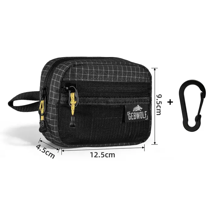 Pochette tactique EDC en Dyneema, sac utilitaire multifonctionnel, sac organisateur étanche pour le 