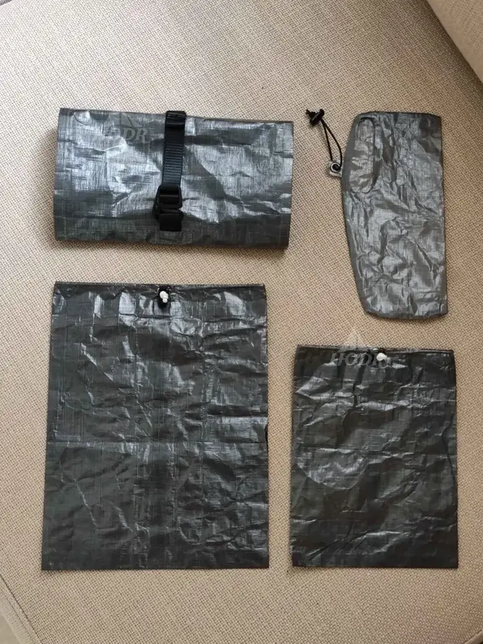 [HODR] Dyneema sac de rangement pour chevilles au sol 1.43oz fibre Cuben DCF EDC piquets d'équipement sac de rangement ultraléger 3/4g clou au sol minimaliste