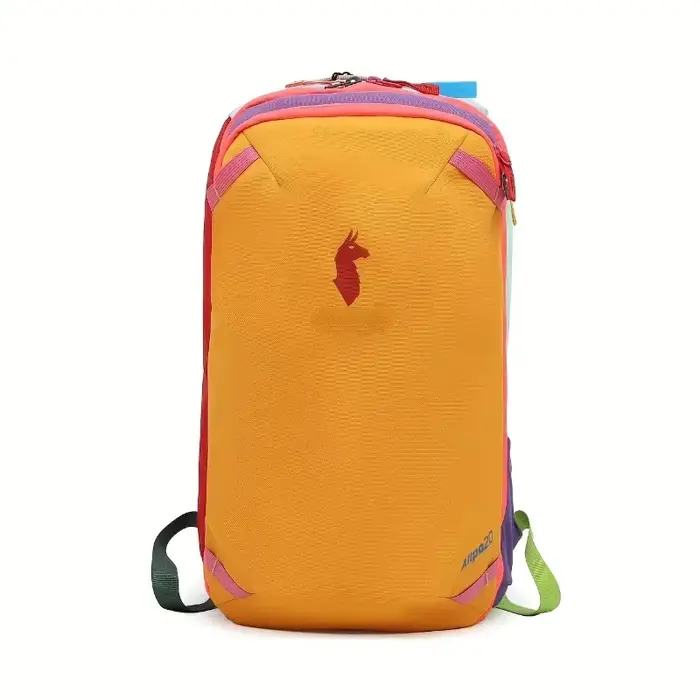 Sac à dos double épaule durable aux couleurs vives Dopaamine