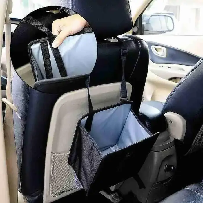 Poubelle de voiture compacte et étanche