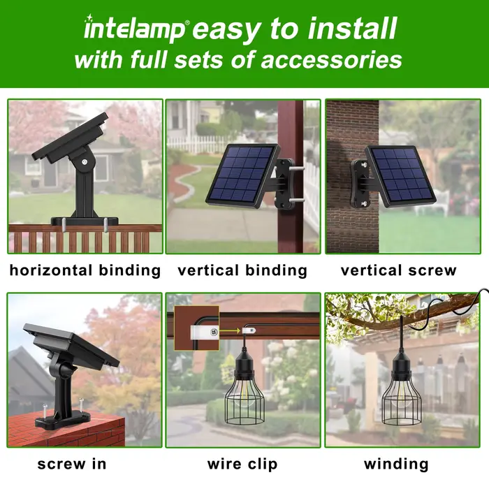Lampe solaire suspendue Intelamp Long Life