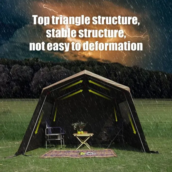 Tente de glamping exquise