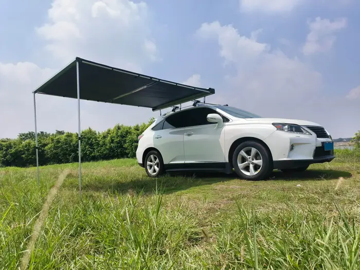 Nouvelle conception de tente de toit 4x4 - Abri rétractable en aluminium sur mesure pour le camping en forêt tropicale et les voyages hors réseau
