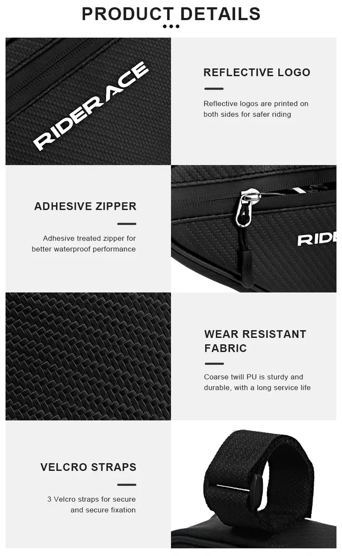 RIDERACE sacs de Tube de cyclisme étanche 1