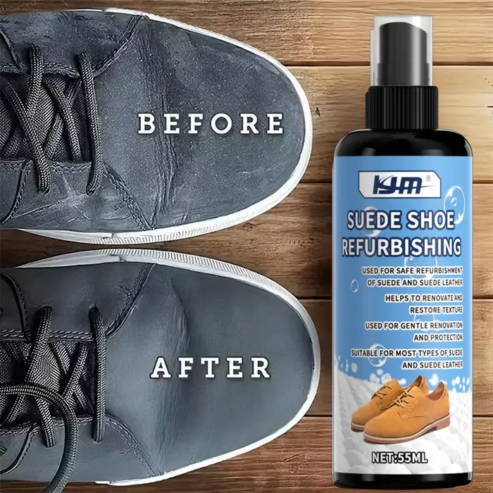 KJM 55ml Spray de rénovation pour chaussures en daim et nubuck