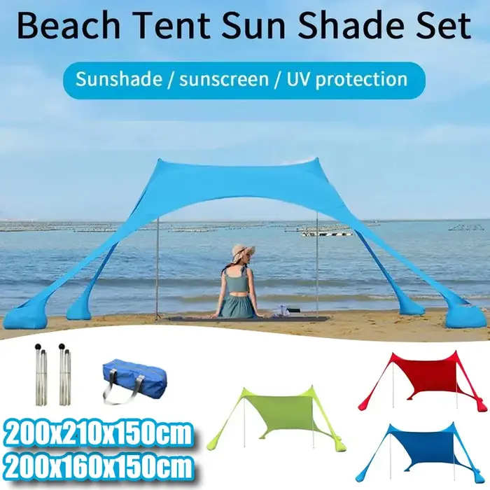 Auvent de plage portable pliable