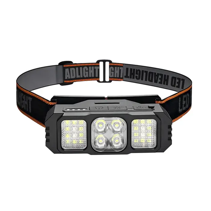 Lampe frontale LED rechargeable, étanche, pour la chasse, la randonnée, le camping, équipement de pl