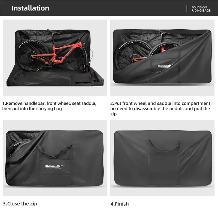 Bal inowalk-Sac de transport pour vélo de route et VTT