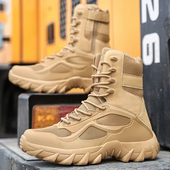 Chaussures pour hommes mode haut bottes du désert en plein air