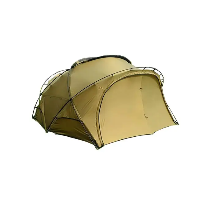 Tente hémisphérique, tente dôme imperméable en nylon 40D, 350 x 300 x 170 cm, grande tente familiale