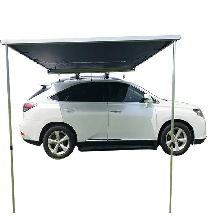 Nouvelle conception de tente de toit 4x4 - Abri rétractable en aluminium sur mesure pour le camping en forêt tropicale et les voyages hors réseau