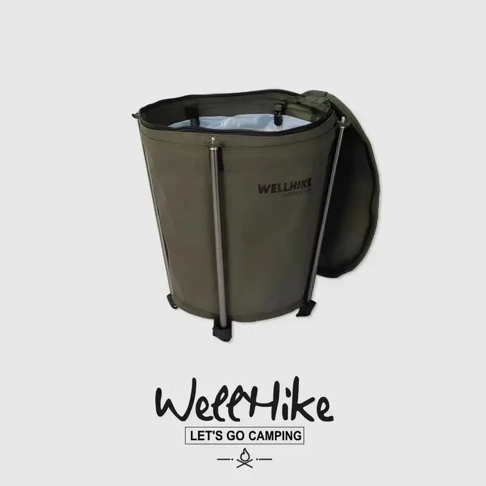 Poubelle de camping extérieure 20L pliable