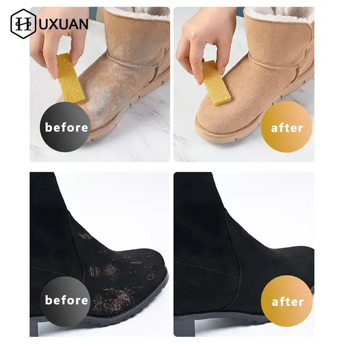 Nettoyant pour chaussures en daim mat et cuir, gomme de nettoyage pour chaussures