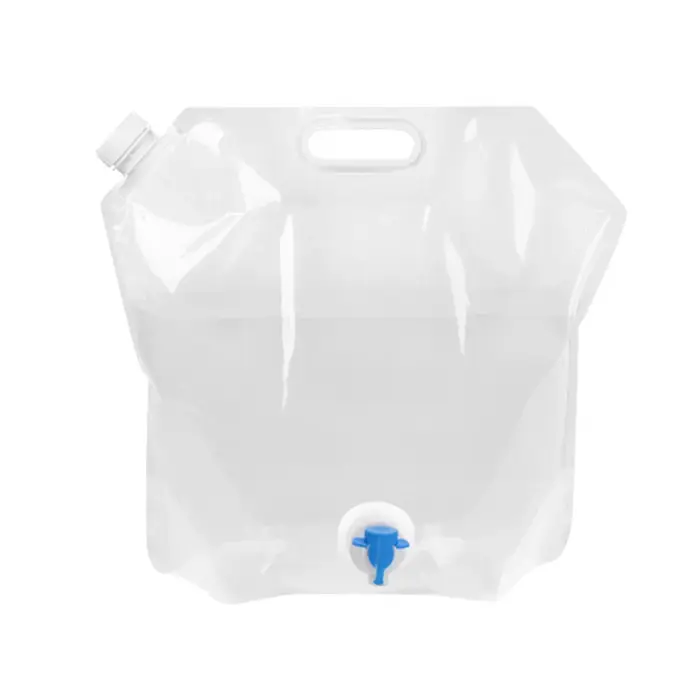 Récipient à eau portable de grande capacité avec poignées amovibles, bac à eau de camping en plein a