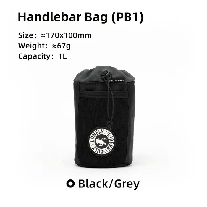ULAC – sac de guidon de vélo 1,0 l, porte-bouteille d'eau de cyclisme, sac de bouilloire de vélo de 