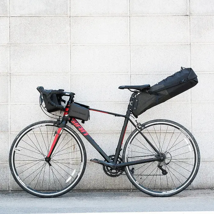 ROCKBROS – sac de vélo réfléchissant imperméable 8 10 14 L, sacoche de selle de grande capacité, sac