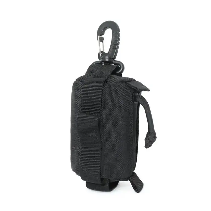 Sac à boucle d'extérieur, pochette EDC, porte-clés à fermeture éclair, organisateur d'outils multipl