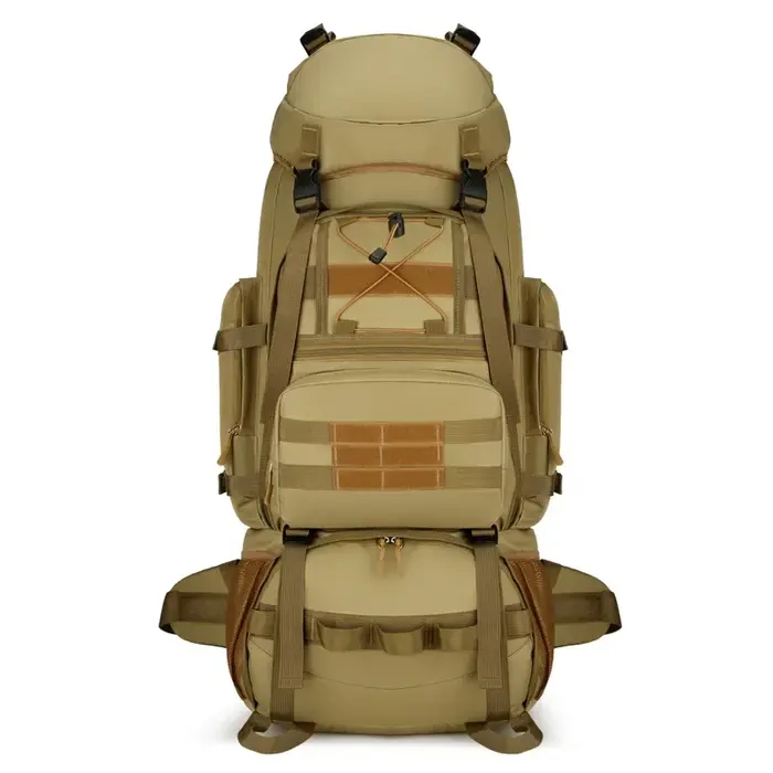 Sacs de randonnée et de camping 80L pour l'extérieur, sacs de montagne MOLLE, sacs d'escalade imperm