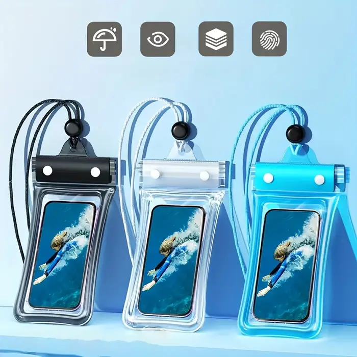 Pochette étanche pour téléphone à 4 compartiments