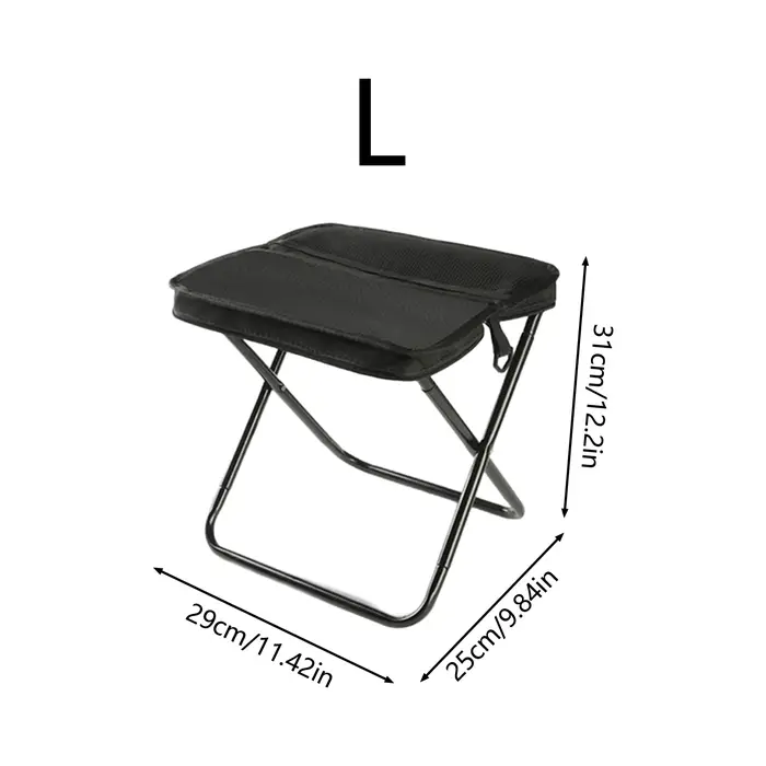 Chaise pliable avec sac bandoulière, siège facile à transporter pour la pêche, la randonnée, le camping, le pique-nique, les voyages et les activités quotidiennes en extérieur