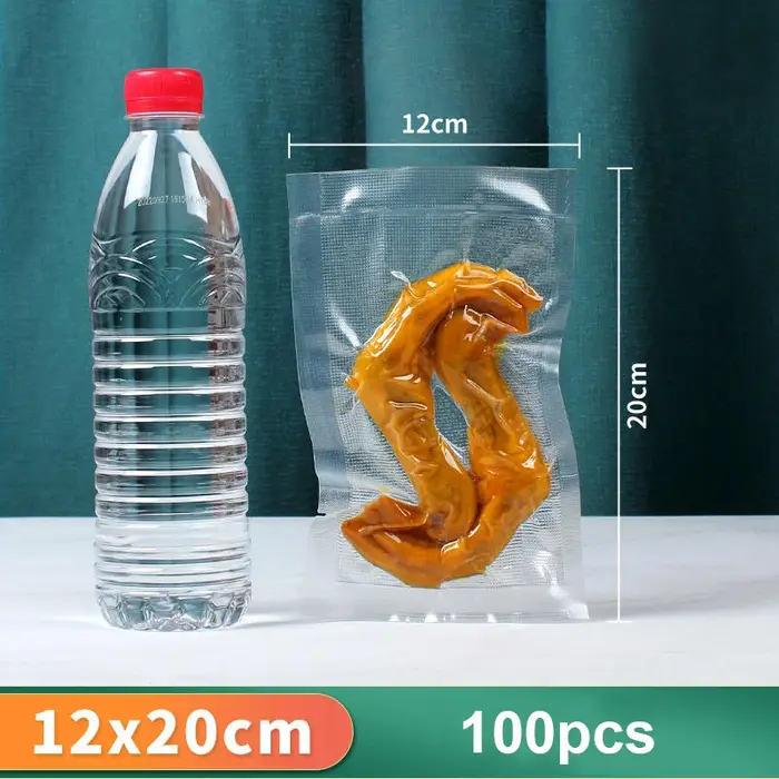 Sacs d'emballage sous vide pour aliments, 100 pièces, sac d'emballage de stockage sous vide pour sce