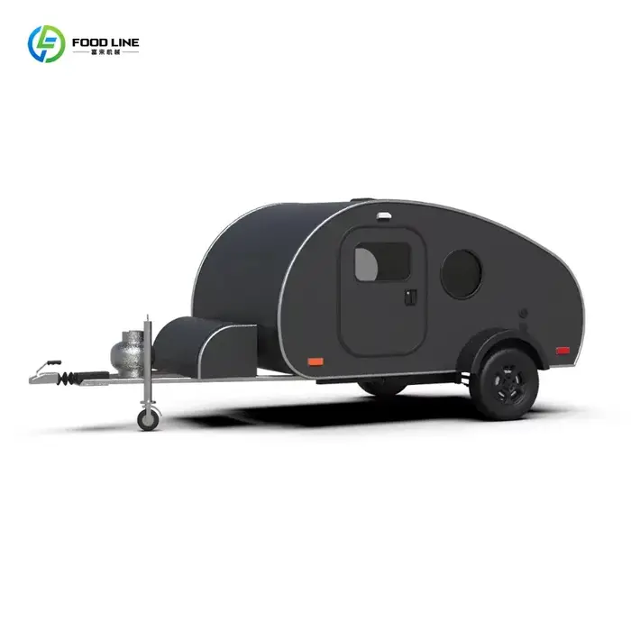 Roulotte de camping personnalisée en forme de larme, tout-terrain, petite roulotte de camping à vendre au Canada et en Australie, tente de camping pour voyages