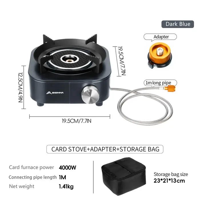 BISINNA 4000W poêle infrarouge haute puissance brûleur à gaz léger Portable