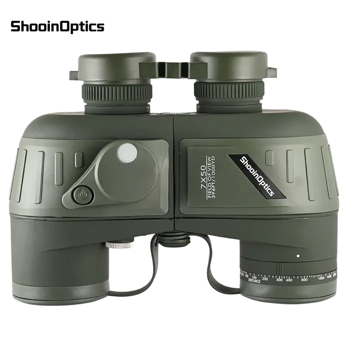 SHOOINOPTICS jumelles 7X50 boussole nautique FMC azote flottant imperméable pour la chasse observati