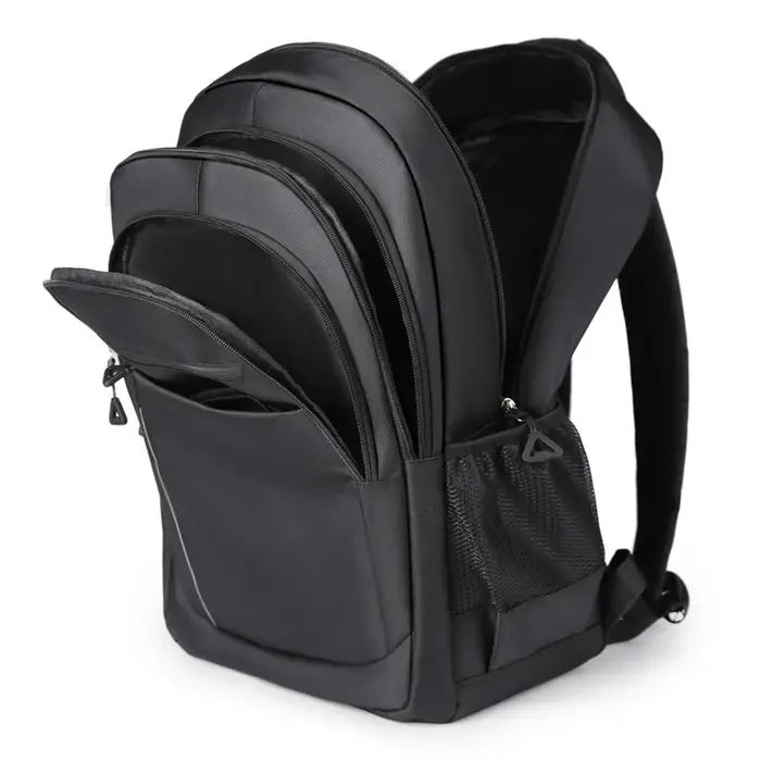 Sac à dos durable | Sac à dos de loisirs universel | Sac de voyage multi-poches, adapté aux voyages d'affaires, aux courts voyages - Noir