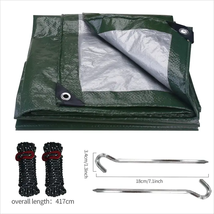 Grande bâche imperméable pour tente de Camping, couverture de pluie de jardin, auvent de plage, auve