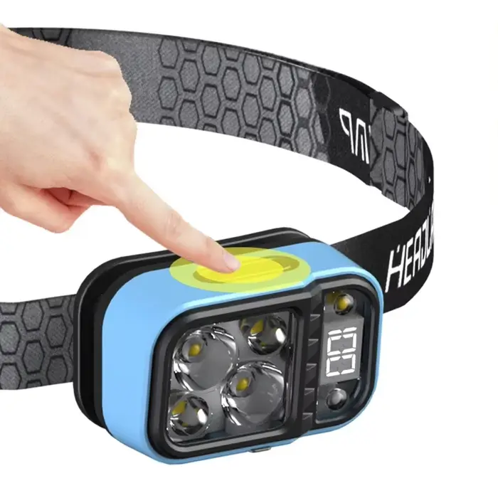 Lampe frontale LED avec capteur de mouvement