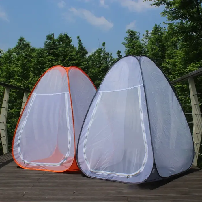 Tente transparente anti-moustique pour l'extérieur