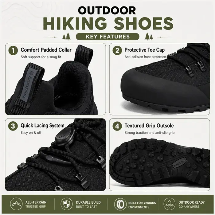 Baasploa – chaussures de randonnée pour hommes