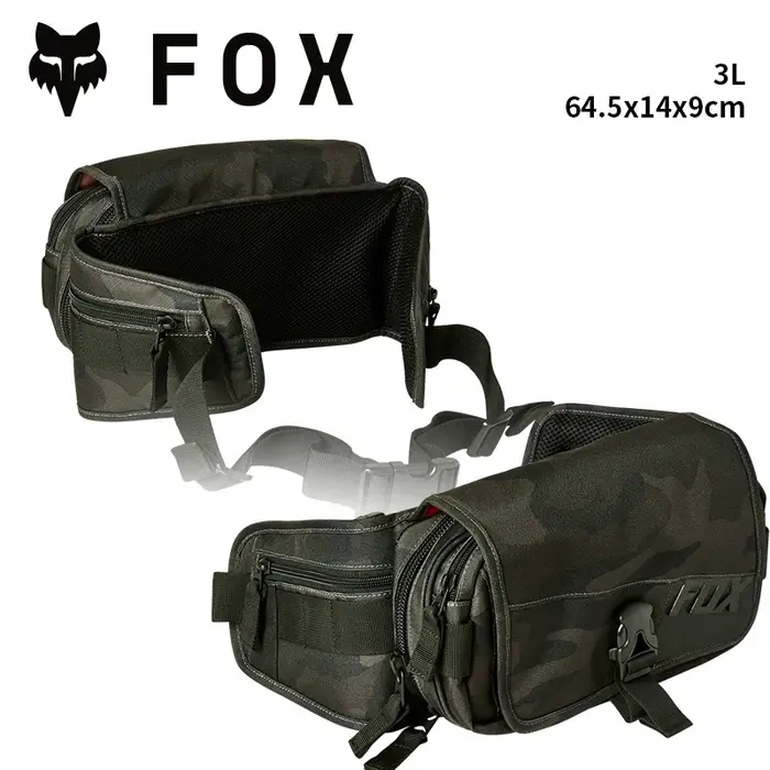 Sac banane standard FOX de 2 L avec deux porte-bouteilles pour VTT et motocross