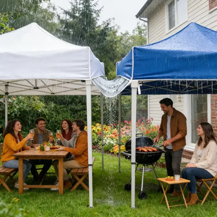 Gouttière de pluie pour tente de camping