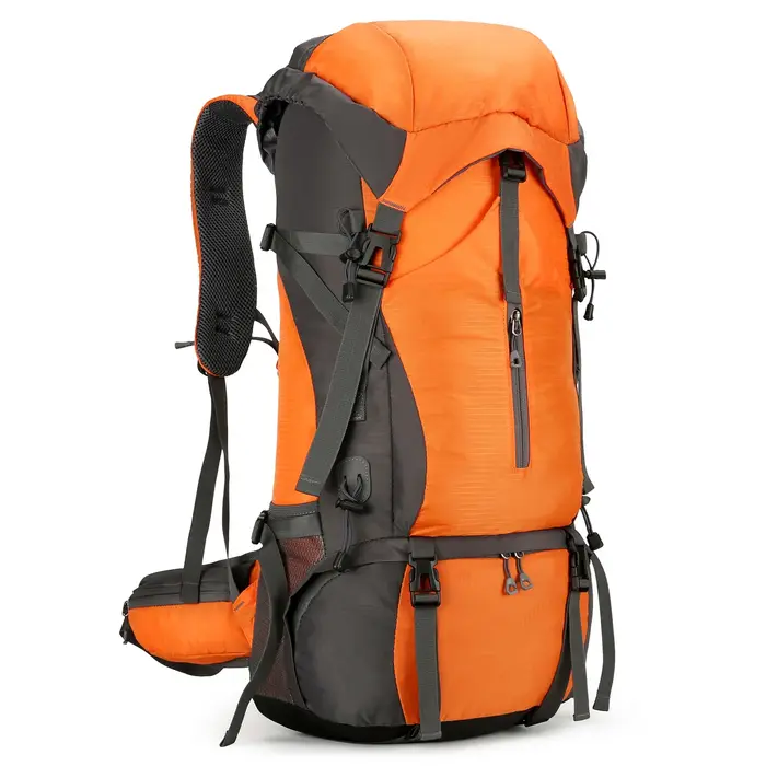 Sac à dos Extra Large 70L pour 3 à 5 jours, résistant à l'eau, pour escalade, Camping, voyage, avec housse de pluie