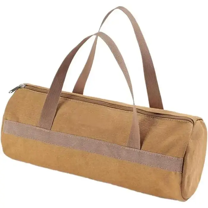 Sac de rangement pour piquets de tente, sac à outils en toile robuste avec fermeture éclair, pour or
